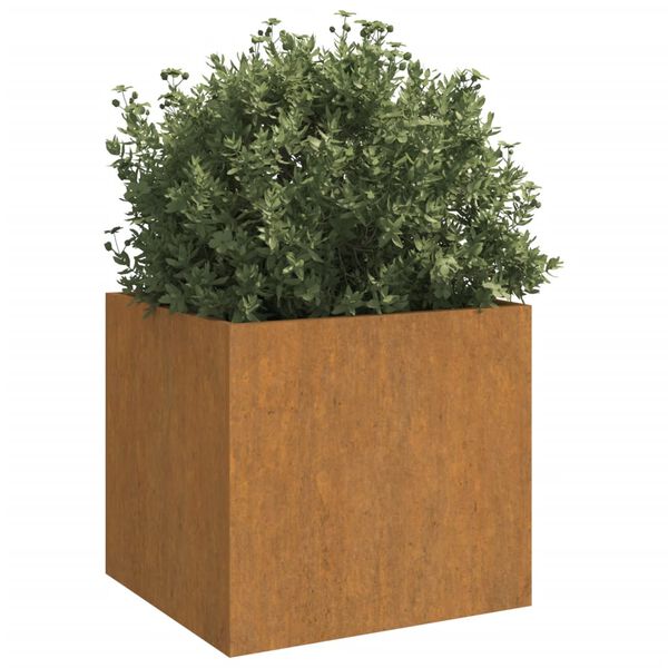 vidaXL Plantenbak 42x40x39 cm cortenstaal