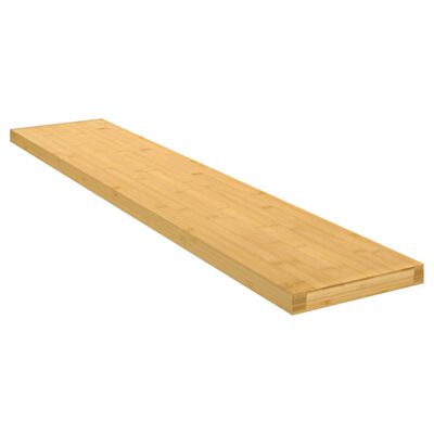 vidaXL Wandschap 100x20x4 cm bamboe