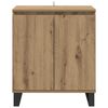 vidaXL Dressoir Artisan Eiken 60 x 35 x 70 cm Bewerkt hout