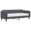 vidaXL Slaapbank met matras 90x200 cm fluweel donkergrijs