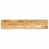 vidaXL Tafelblad met natuurlijke rand 160x30x3,8 cm massief mangohout