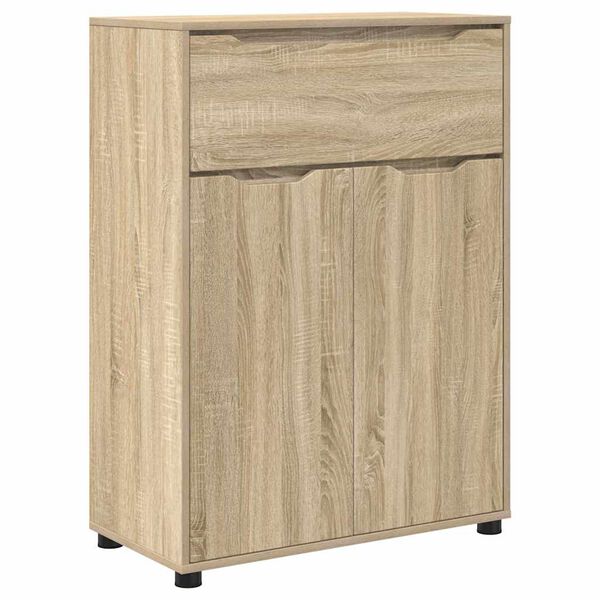 vidaXL Badkamer Kast Sonoma Eiken 72,5 x 36,5 x 100 cm Bewerkt hout
