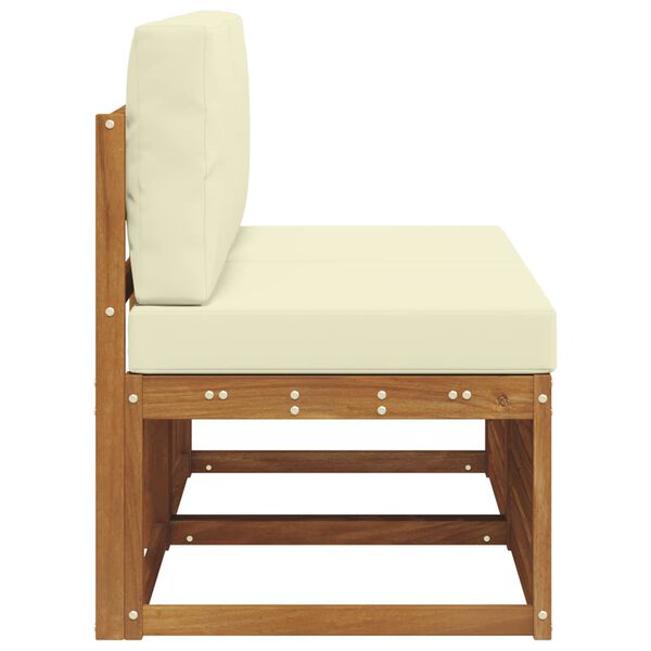 vidaXL 2 Stuk Buiten Midden Sofa Massief Acaciahout Naturel