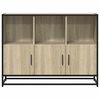 vidaXL Dressoir 100x35x76 cm bewerkt hout sonoma eikenkleurig