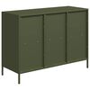 vidaXL Dressoir 101,5x39x73,5 cm koudgewalst staal olijfgroen