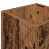 vidaXL Paraplu Standaard Oudhout 20 x 20 x 55,5 cm Bewerkt hout