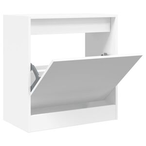 vidaXL Schoenenkast 60x34x63,5 cm bewerkt hout wit