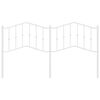 vidaXL Hoofdbord 180 cm metaal wit