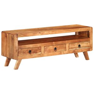 vidaXL Tv-meubel 110x30x40 cm massief acaciahout