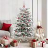 vidaXL Kunstmatige Inklapbare Kerstboom Wit 150 cm PE en PVC