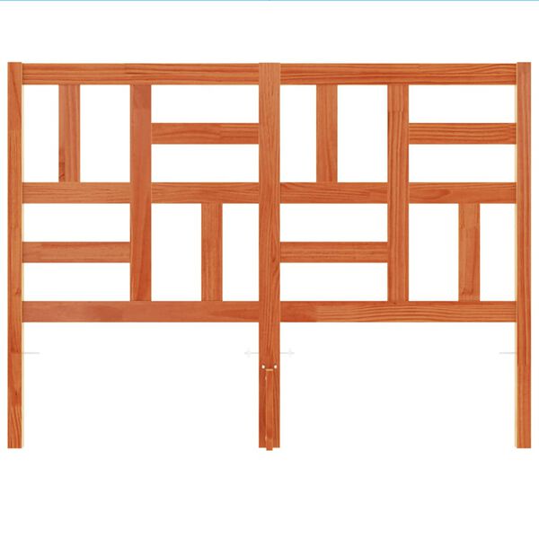 vidaXL Hoofdbord 180 cm massief grenenhout wasbruin