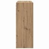 vidaXL Wandkast Artisan Eiken 69,5 x 34 x 90 cm Bewerkt hout