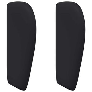 vidaXL Hoofdbord oor Zwart 40 x 23 x 6 cm PVC