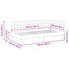vidaXL Hoekbedframe met hoofdeinde Roze 100 cm x 200 cm Fluweel