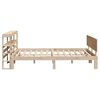 vidaXL Bedframe met hoofdbord massief grenenhout 140x190 cm