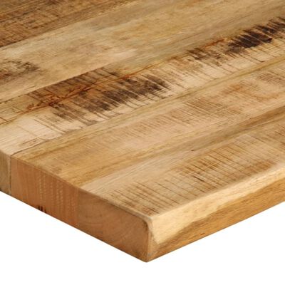 vidaXL Tafelblad met natuurlijke rand 80x80x3,8 cm massief mangohout