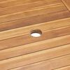 vidaXL Tuin eettafelset 5 pcs Naturel Massief Acaciahout