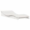 vidaXL Ligbed 205x80x31,5 cm massief grenenhout wit