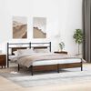 vidaXL Bedframe zonder matras bewerkt hout bruin eikenkleur 160x200 cm