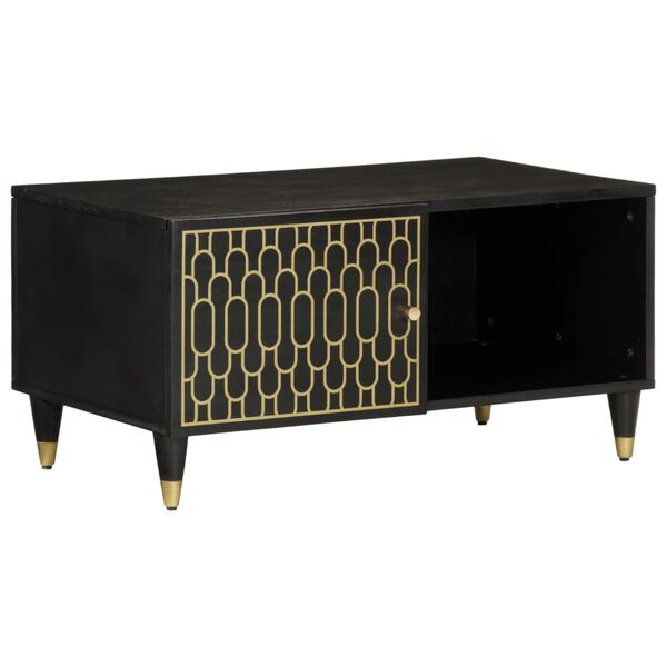 vidaXL Salontafel 80x50x40 cm massief mangohout