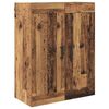 vidaXL Wandkast 2 pcs Oudhout 69,5 x 34 x 90 cm Bewerkt hout