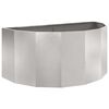 vidaXL Plantenbak Zilver 120 x 60 x 50 cm Roestvrij staal