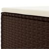 vidaXL 8-delige Loungeset met kussens poly rattan bruin