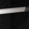 vidaXL Warderobe 2 pcs Zwart Eiken 50 x 50 x 200 cm Bewerkt hout
