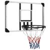 vidaXL Basketbalbord 90x60x2,5 cm polycarbonaat transparant