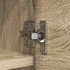 vidaXL Wandgemonteerde kapstok met plank Sonoma Eiken 80 x 20 x 30 cm