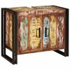 vidaXL Wastafelkast Multikleur 71 x 33 x 58 cm Massief Gerecycled Hout