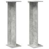 vidaXL Plantenstandaard Beton Grijs 25 x 25,5 x 100,5 cm