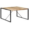 vidaXL Eettafel 140x140x75 cm ruw mangohout