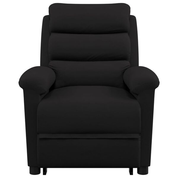 vidaXL Sta-op-massagestoel fluweel zwart