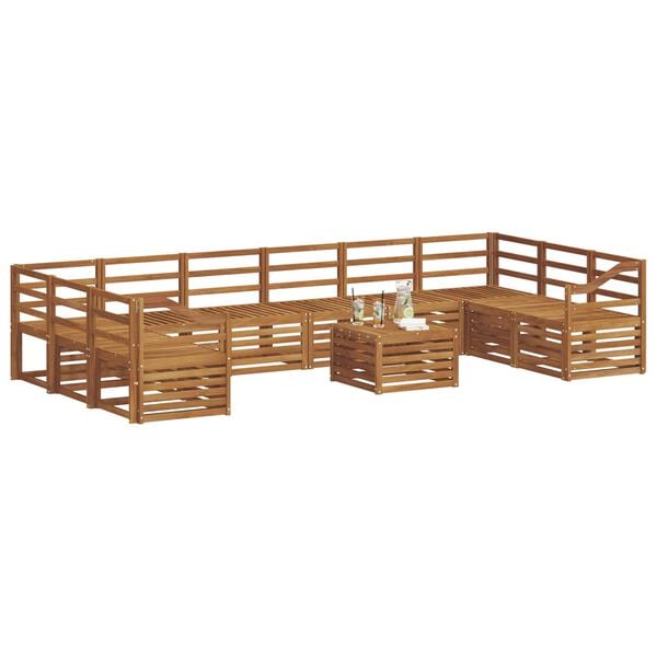 vidaXL Sofa-Sets Naturel Massief Acaciahout