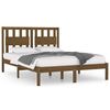 vidaXL Bedframe grenenhout honingbruin 120x190 cm
