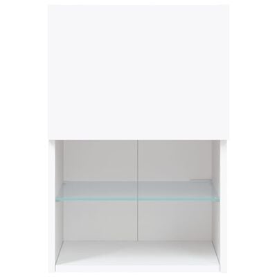 vidaXL Tv-meubel met LED-verlichting 40,5x30x60 cm wit