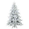 vidaXL Kunstmatige Inklapbare Kerstboom met 300 LED Wit 210 cm PVC