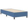 vidaXL Platform bedframe Blauw 90 x 200 cm Stof