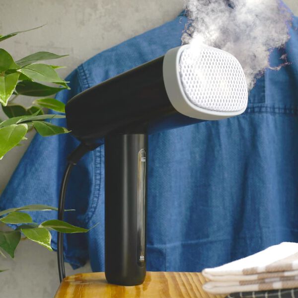 Livoo Kledingstomer compact 800 W zwart en wit