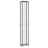 vidaXL Wijnrek voor 57 flessen 34x18x200 cm smeedijzer zwart