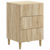 vidaXL Nachtkastje Sonoma Eiken 43 x 41 x 66,5 cm Bewerkt hout