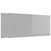 vidaXL Keukenachterwand 2 st Lichtgrijs 110 x 50 cm gehard glas