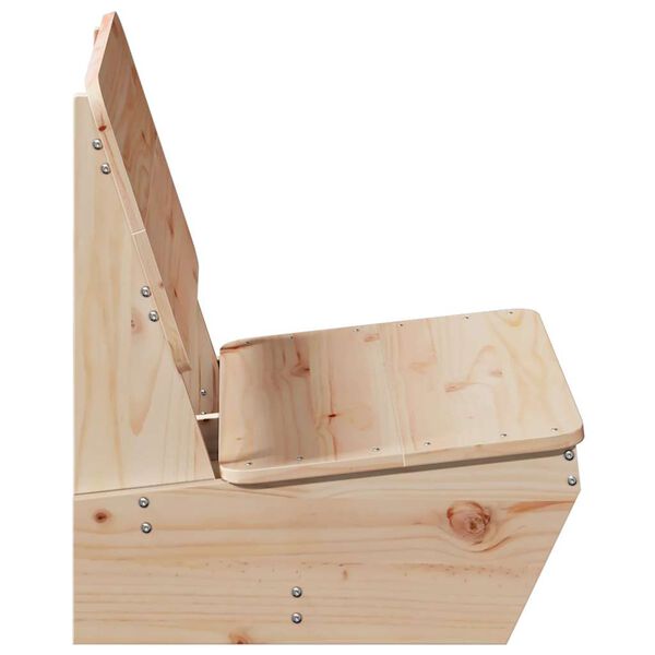 vidaXL Tuinstoel 60x64x70,5 cm massief grenenhout