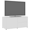 vidaXL Tv-meubel 80x34x36 cm bewerkt hout wit