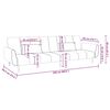 vidaXL Slaapbank 2-zits met 2 kussens fluweel lichtgrijs