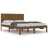 vidaXL Bedframe massief grenenhout honingbruin 200x200 cm