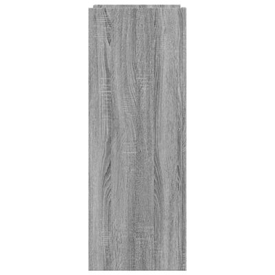 vidaXL Schoenenkast 52x37,5x100 cm bewerkt hout grijs sonoma eiken