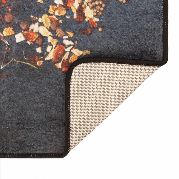 vidaXL Keukenmat wasbaar anti-slip 60x180 cm meerkleurig