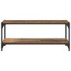 vidaXL TV-kast Oud Hout 100x33x41cm Gemonteerd hout en ijzer